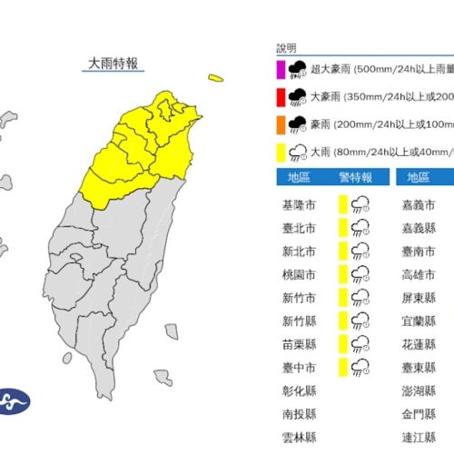 三颱共舞!北台灣慎防大雨「下半天雨區南移」颱風最新路徑曝...