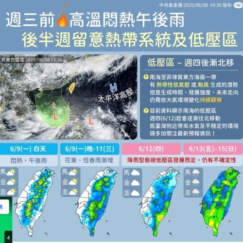 路徑逐漸轉彎!蝴蝶這周「關鍵成颱日」走向大變...